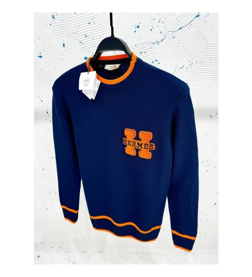 Hermes Triko Lacivert